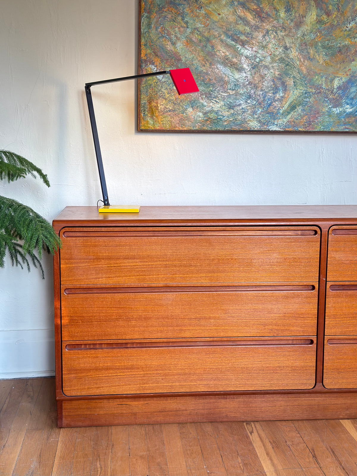 Vintage Danish Modern Teak 6-Drawer Dresser by Nils Jonsson for Torring Mobelfabrik