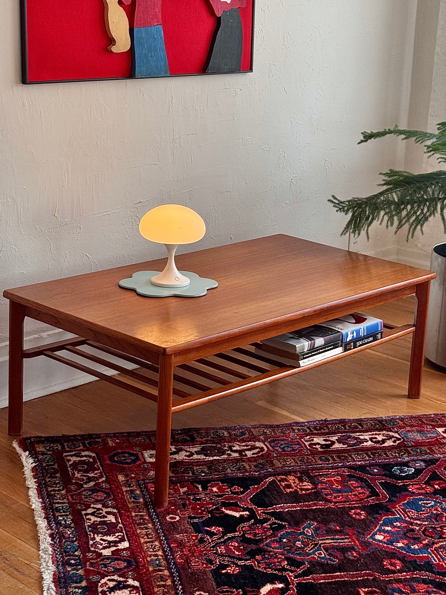 Danish Modern 2-Tier Teak Coffee Table by Toften Mobelfabrik