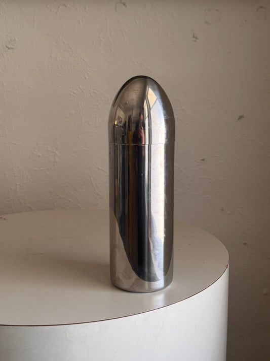 Mid Century Silver Bullet Drink Shaker