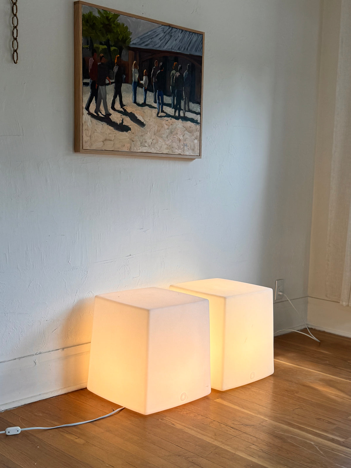 1996 Toto Cube Lamps by DWR (sold individually)