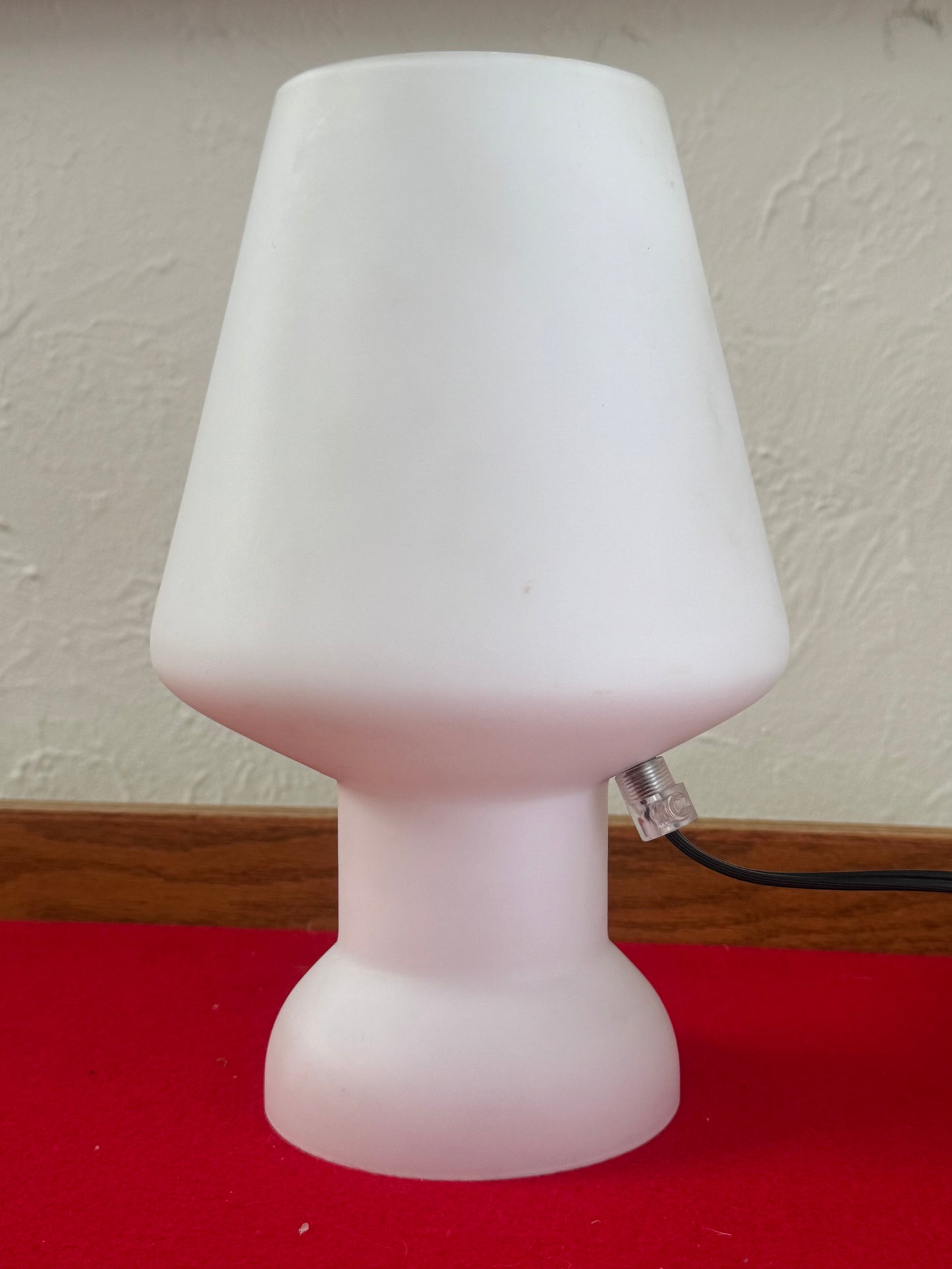 Frosted Glass Murano Mushroom Lamp