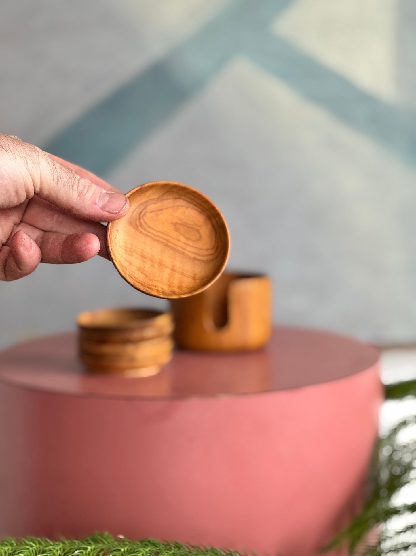 Turned Wood Coasters
