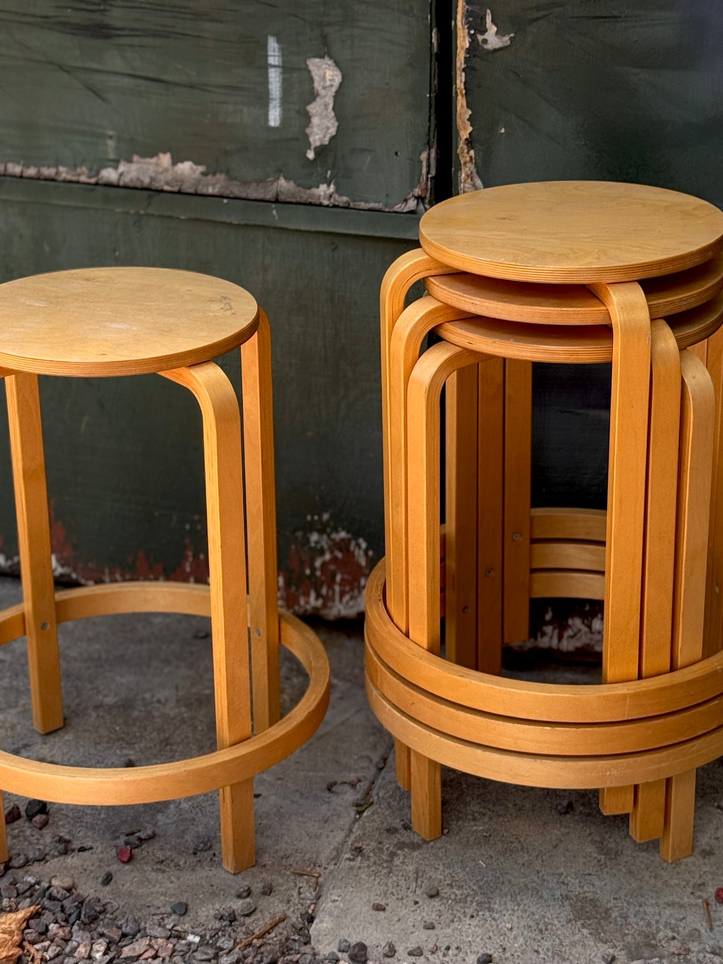 Vintage Bentwood Stacking Barstools (Priced individually)