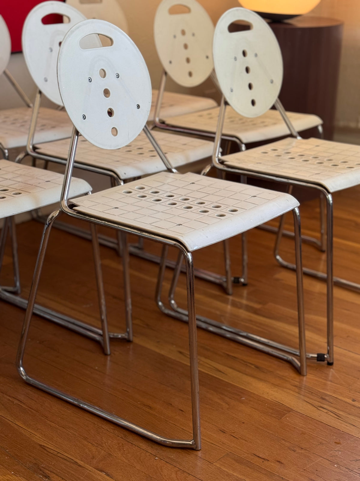 “Charlie” Chairs by Carlo Bimbi and Nilo Gioacchini for Segis Italia (priced per chair, discount for sets)
