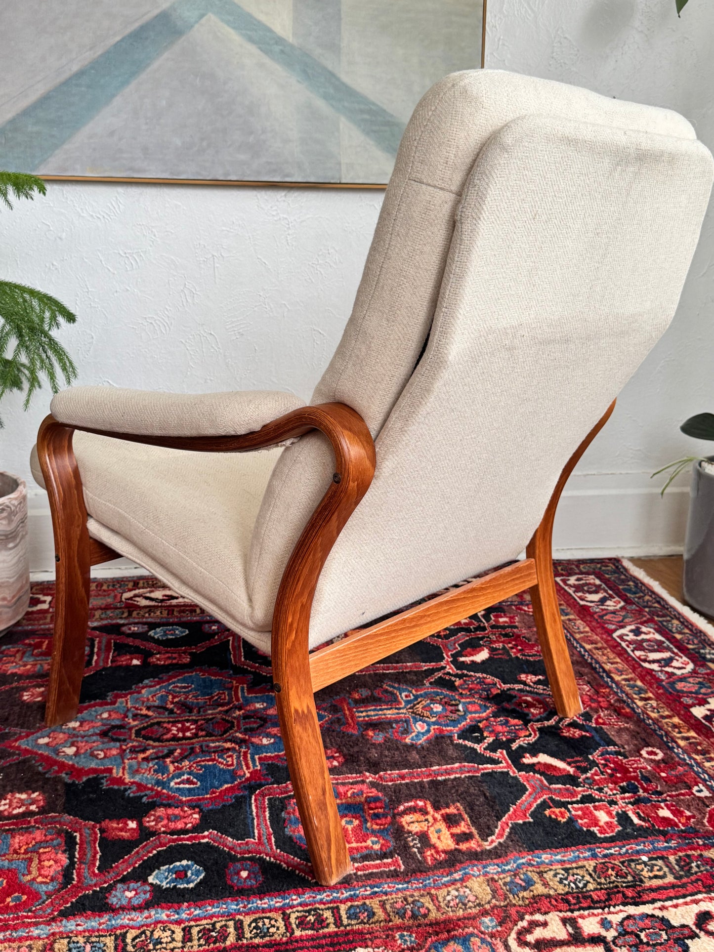 1970s Bentwood Lounge by Edmund Homa