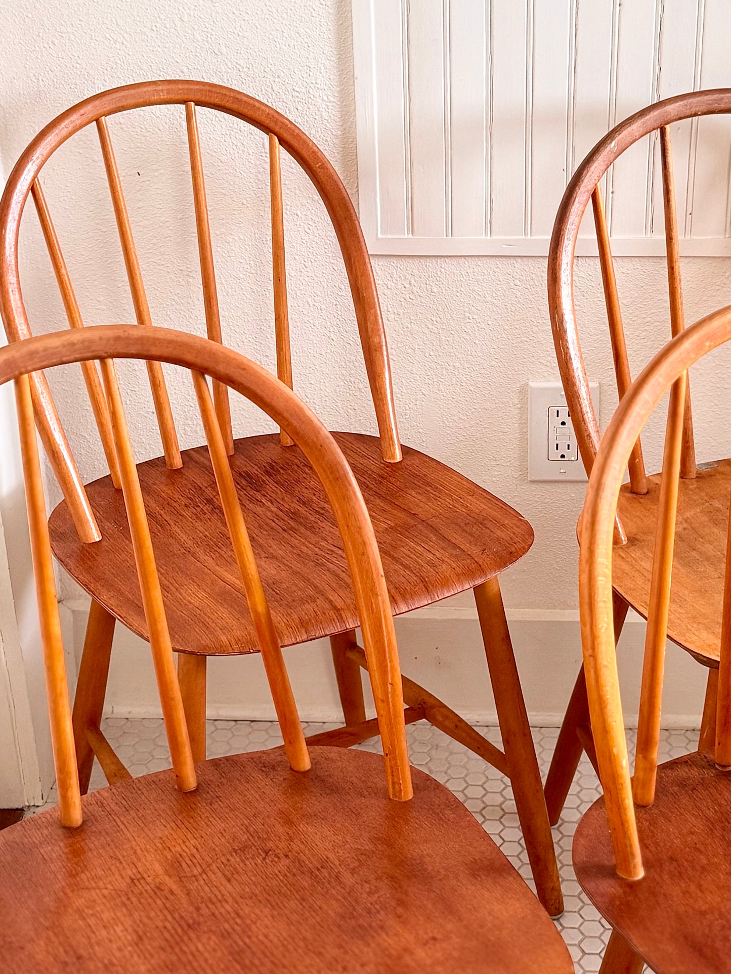 Swedish “Fanett” Teak Chairs by Edsby Verken