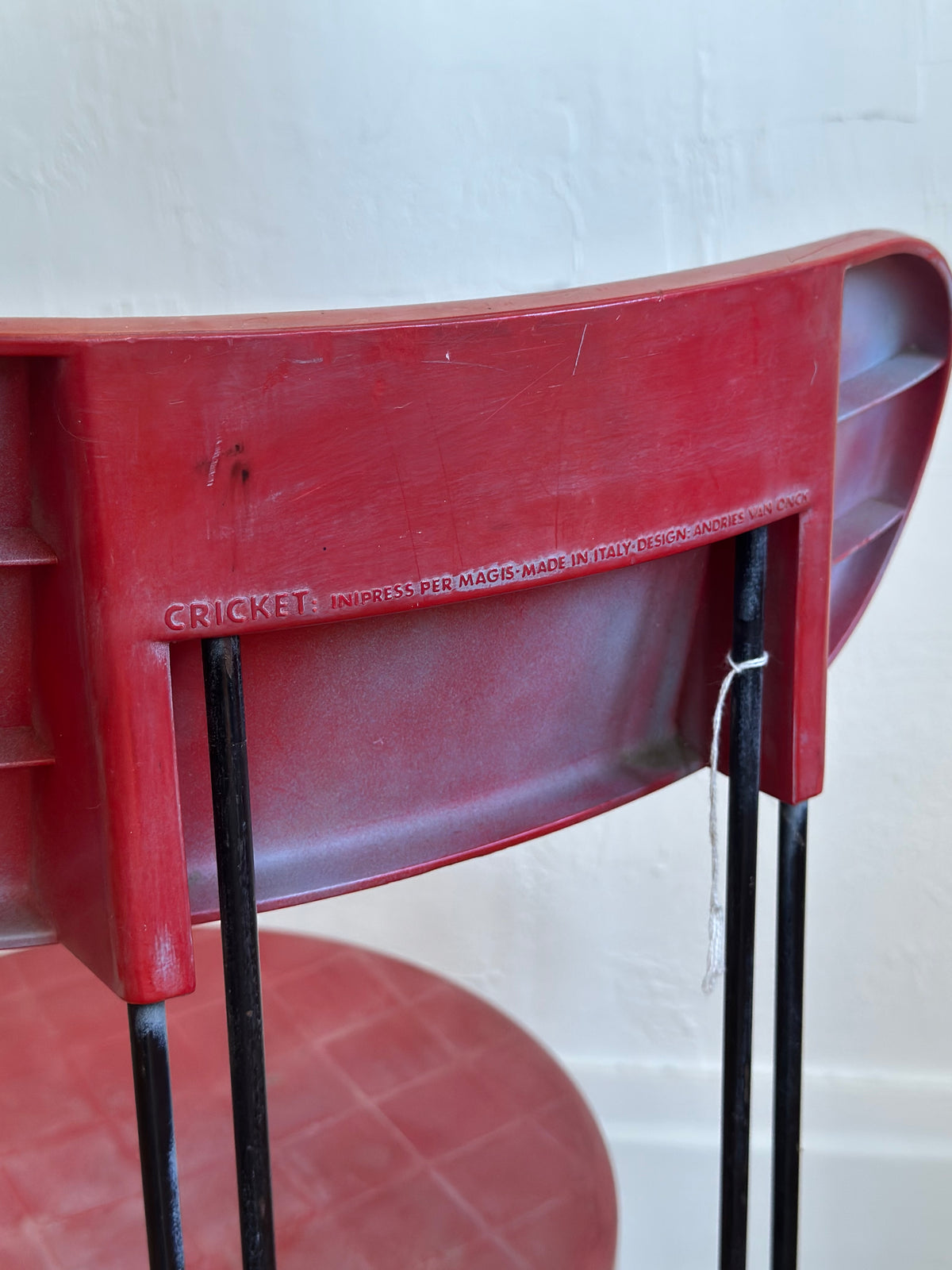 "Cricket" folding chair designed by Andries Van Onck for Magis