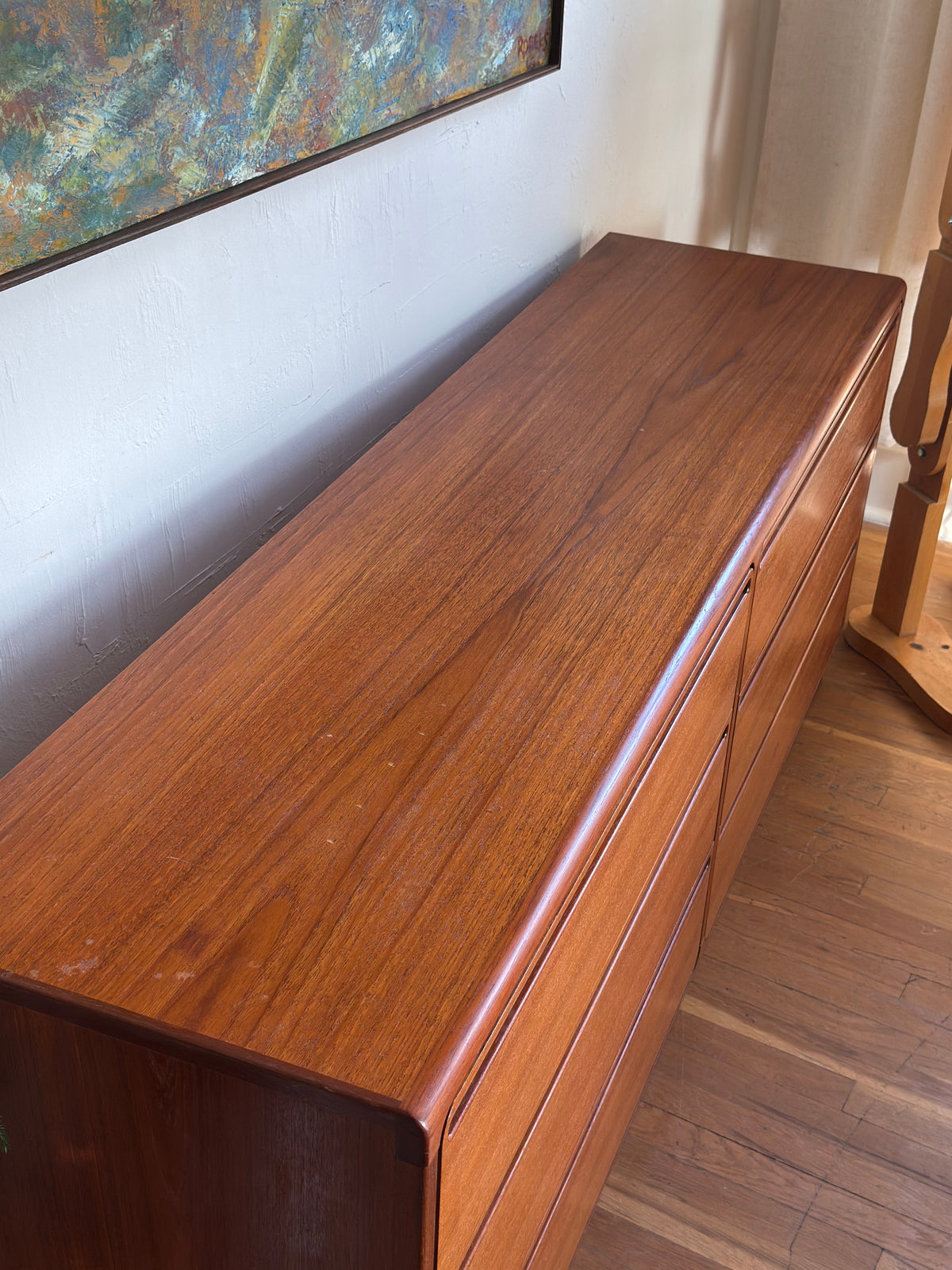 Vintage Danish Modern Teak 6-Drawer Dresser by Nils Jonsson for Torring Mobelfabrik