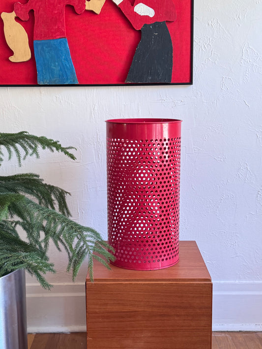 1980s Metal Wastebin / Umbrella Stand by P&K Producta