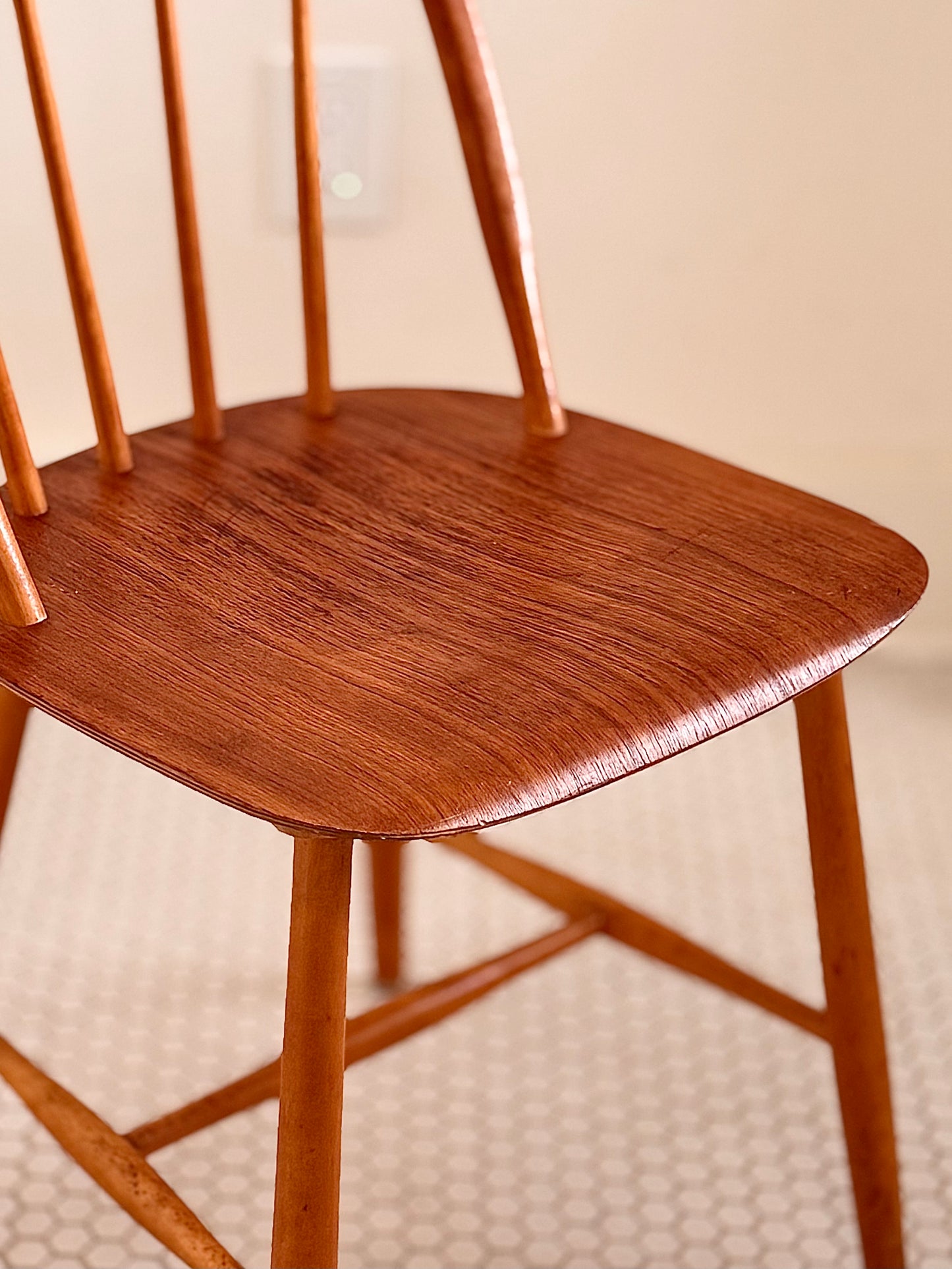 Swedish “Fanett” Teak Chairs by Edsby Verken