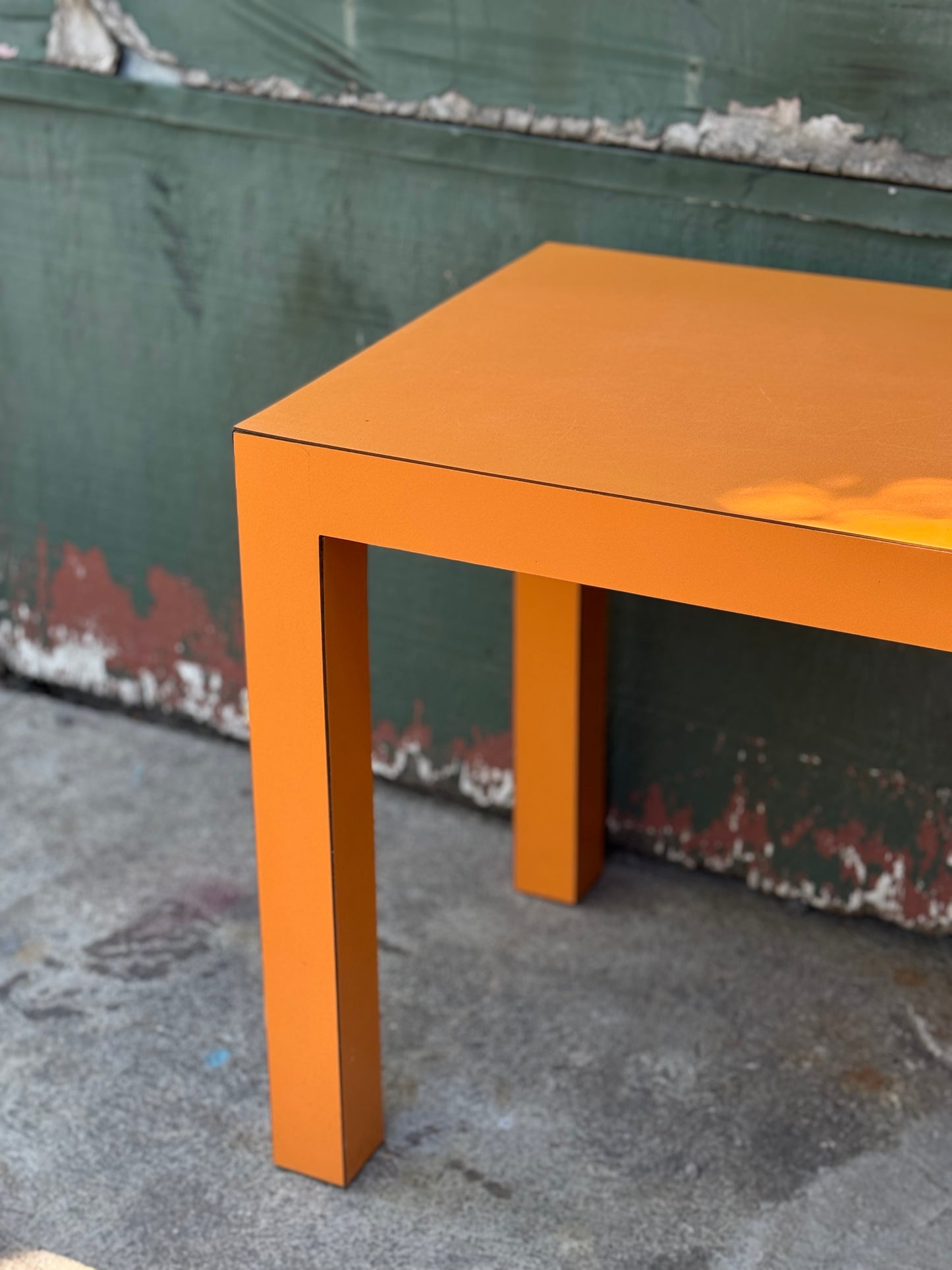 Post Modern Orange Low Console