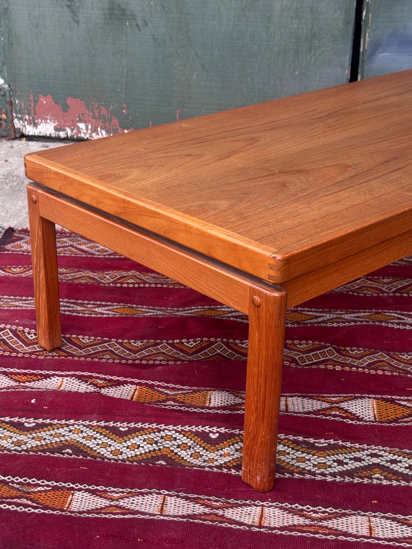 Vintage Danish Teak Coffee Table by Bramin