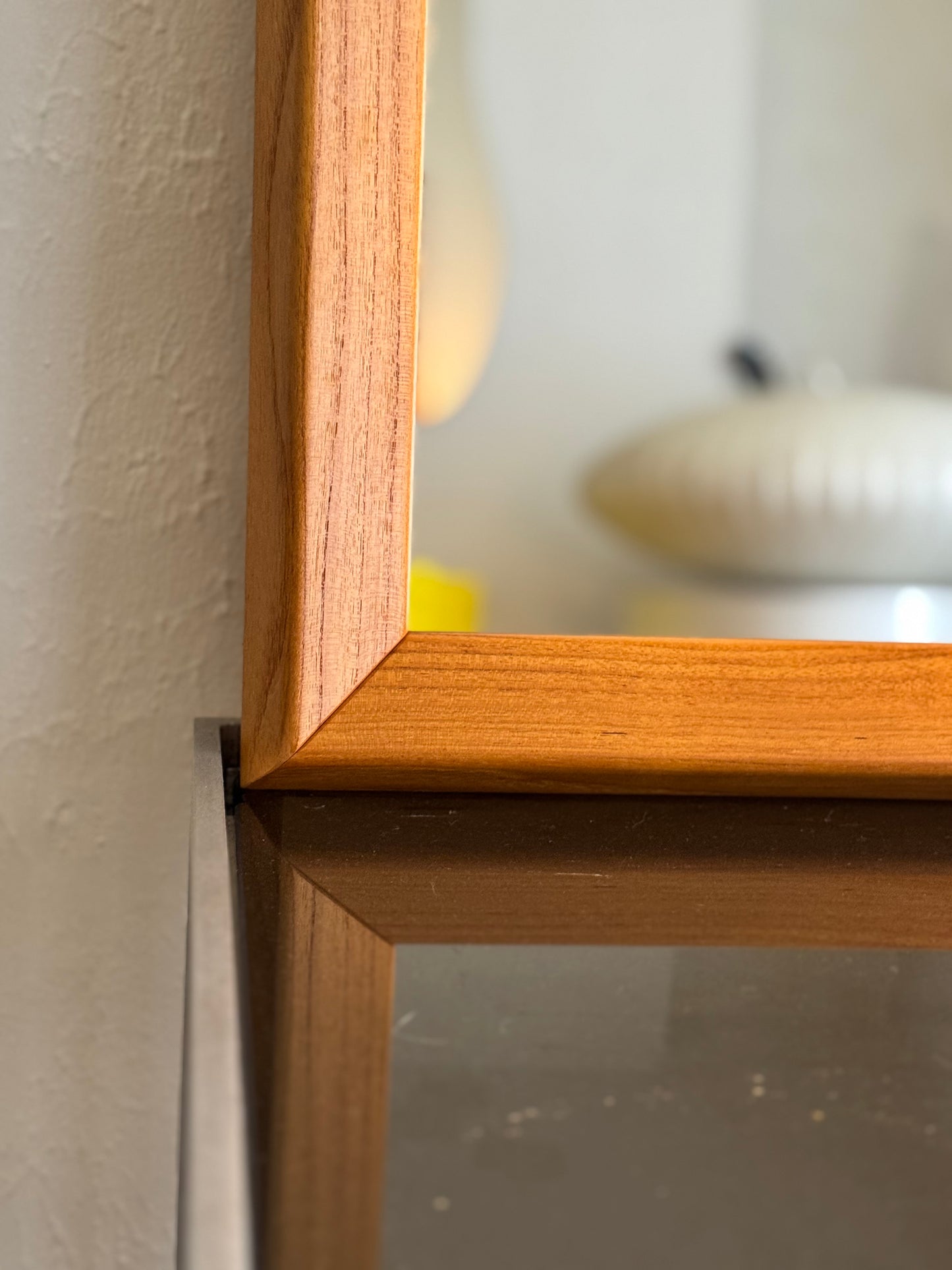 1970s Solid Teak Mirror by Nils Jonsson for Tørring Möbelfabrik Denmark