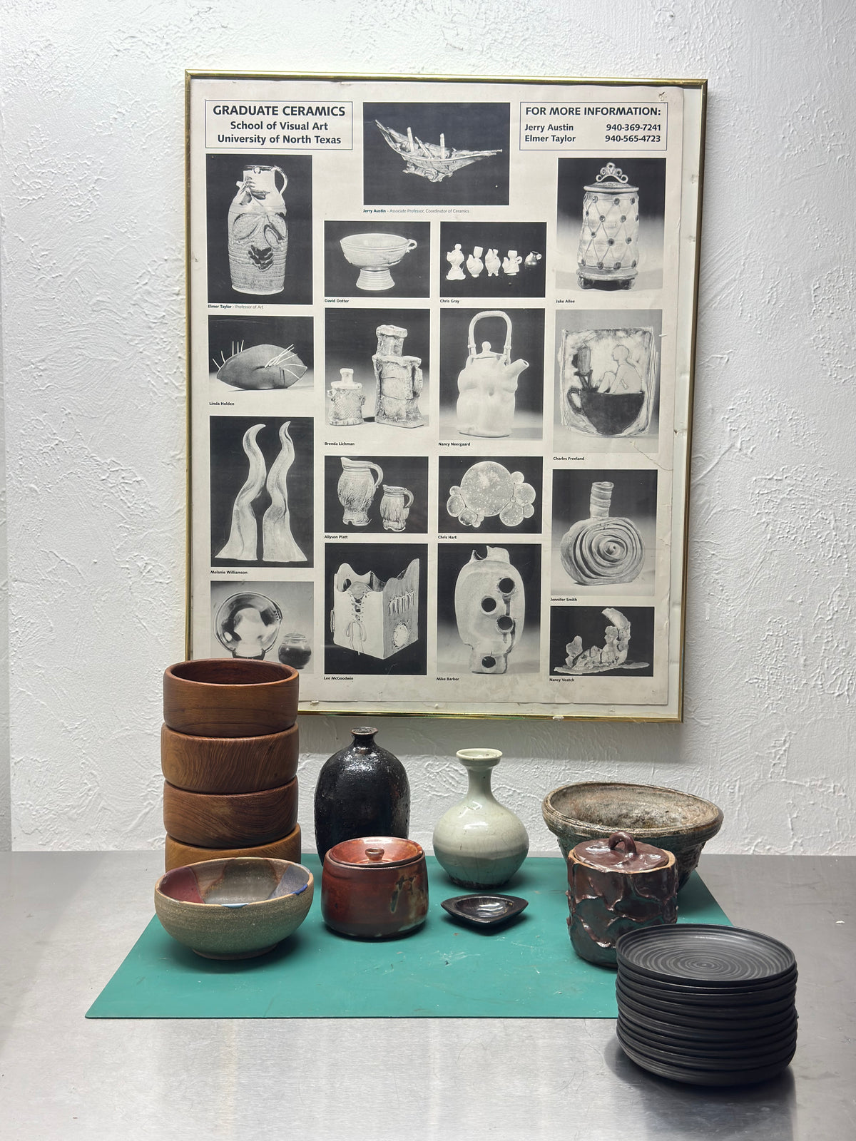 1970s UNC Graduate Ceramics Exhibition Poster