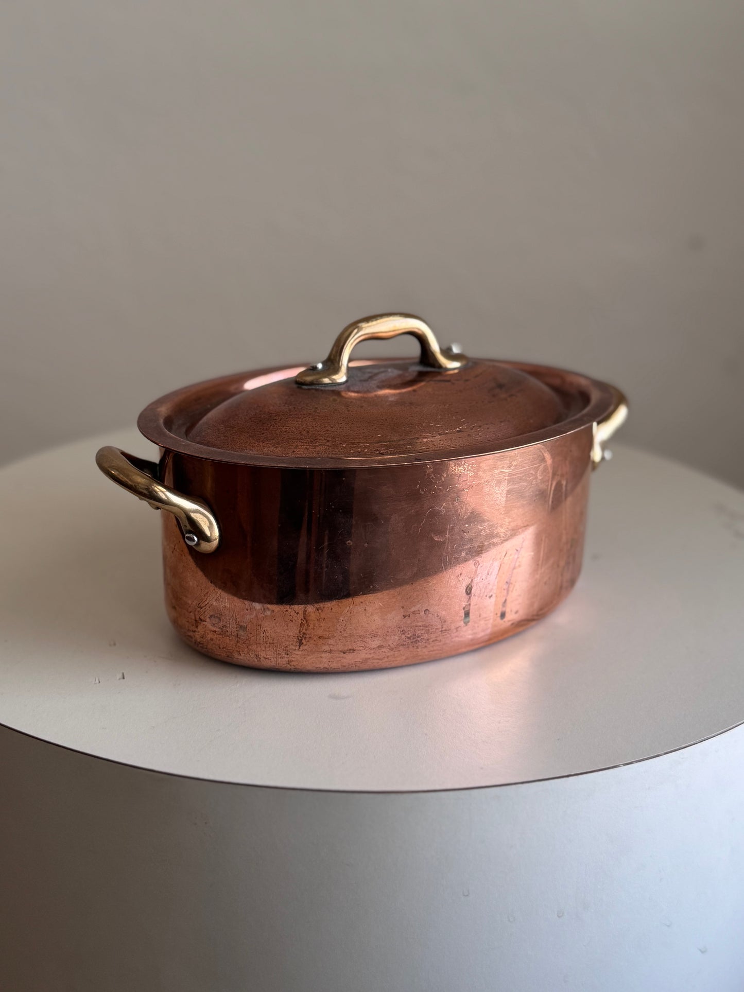 French Copper Stock Pot