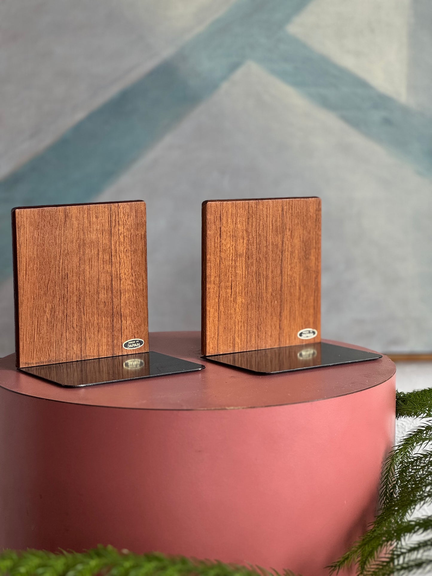 Solid Teak Bookends