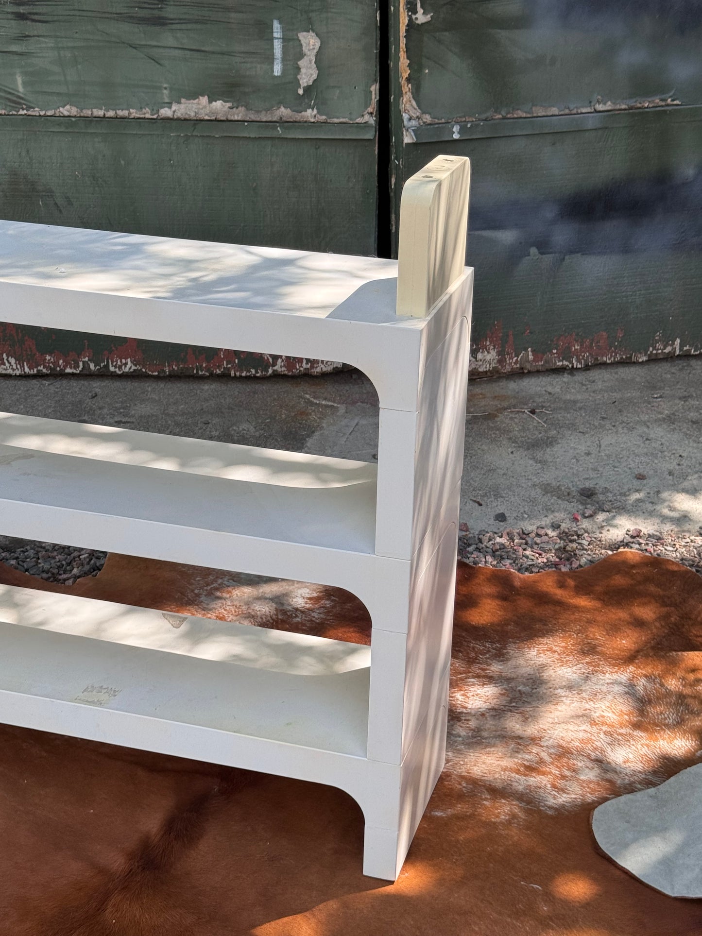 White Modular Shelf by Olaf Von Bohr for Kartell