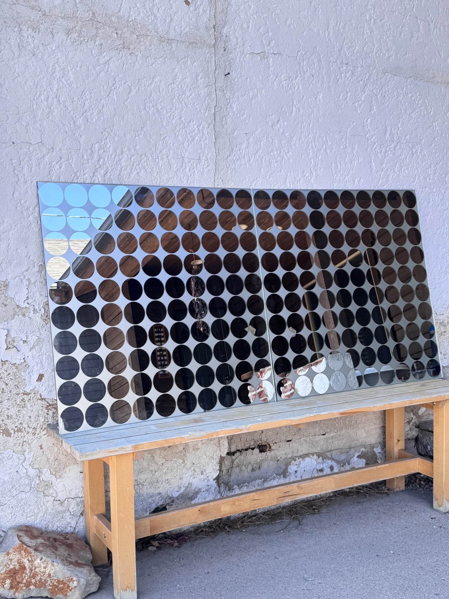 1970s Circle Mirrors by BDI USA