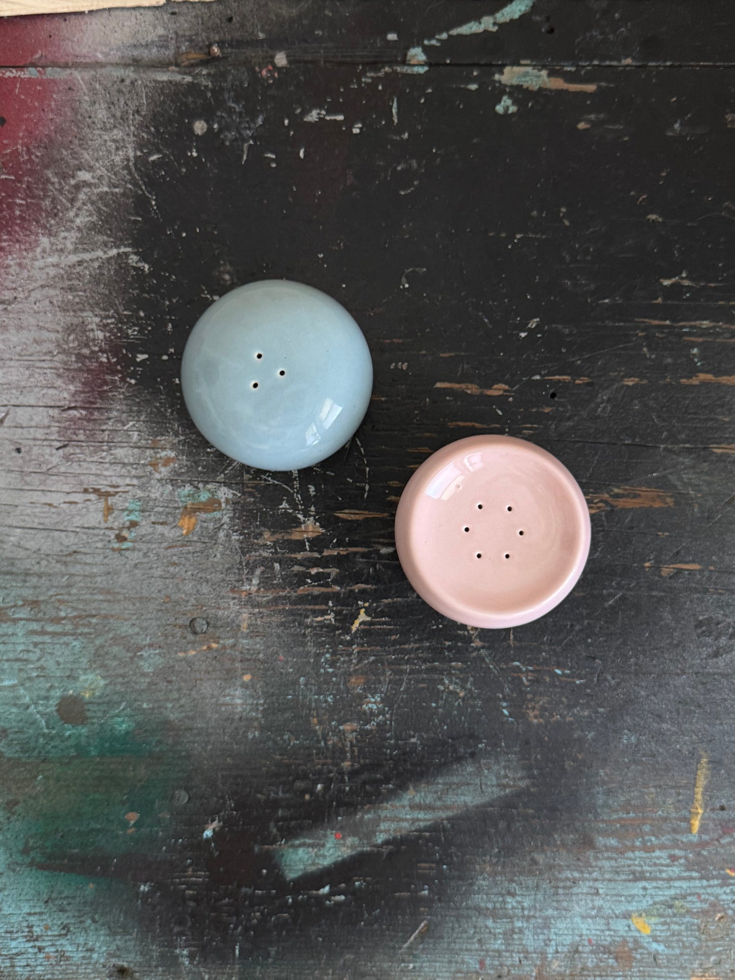 Russell Wright Stacking Salt and Pepper Shakers