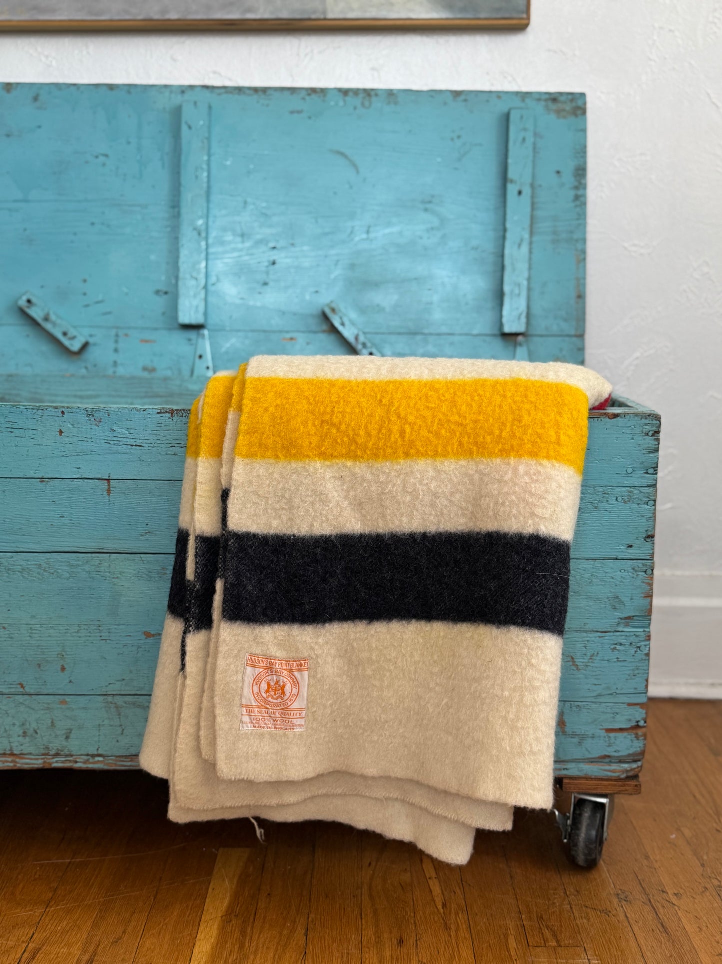 1950s Hudson Bay 4-point Blanket