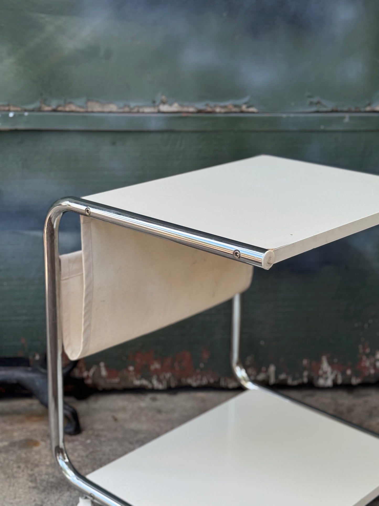 1974 “Strajk” Side Table Trolley Designed by Tomas Jelinek for Ikea