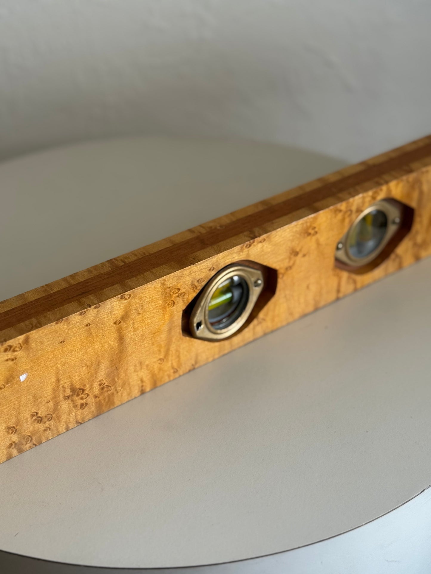 Handmade Birdseye Maple Level