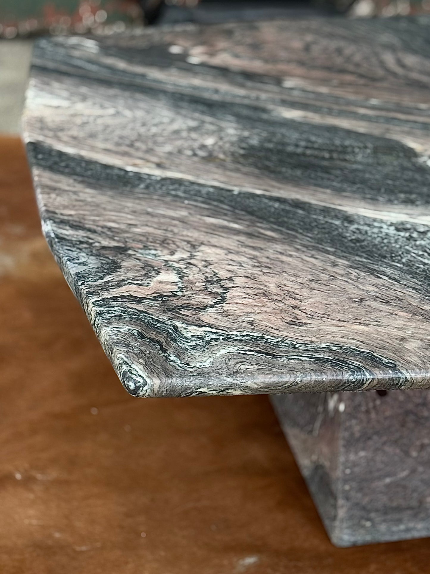 Postmodern Italian Solid Marble Coffee Table
