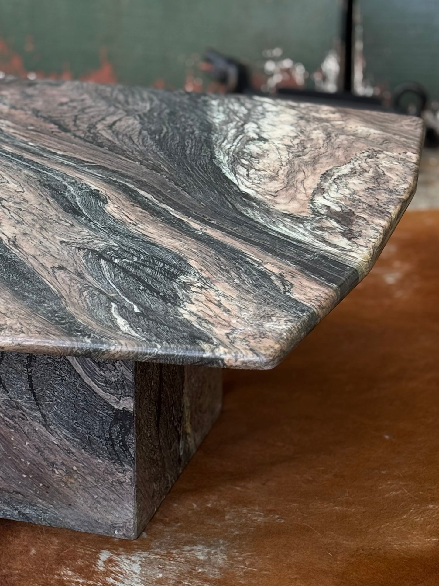 Postmodern Italian Solid Marble Coffee Table