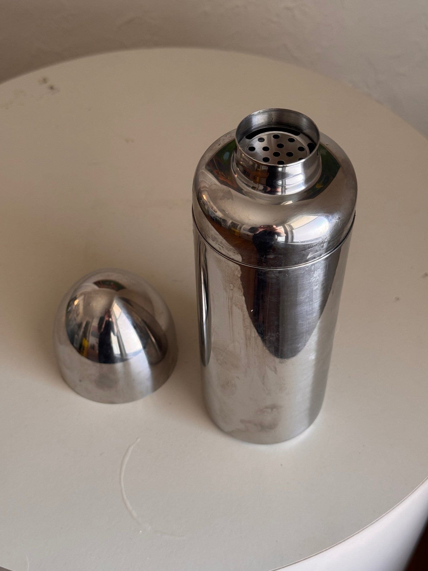 Mid Century Silver Bullet Drink Shaker