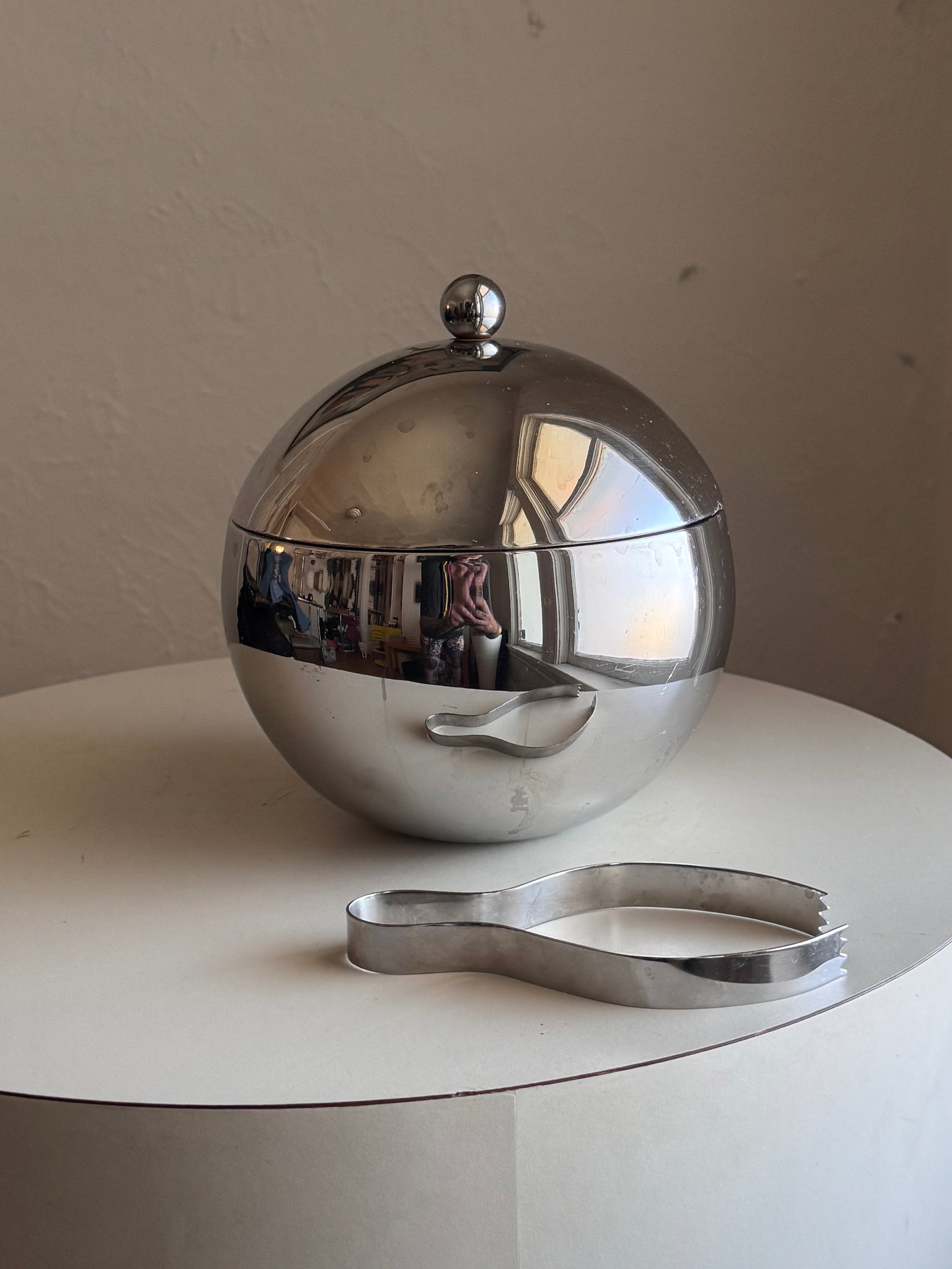 Chrome Space Age Ice Bucket