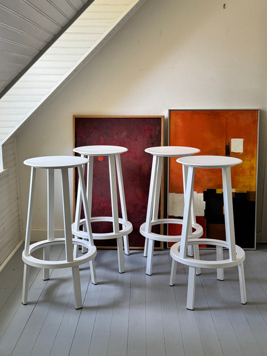 (ATX) HAY Revolver Bar Stool Set designed by Leon Ransmeier.