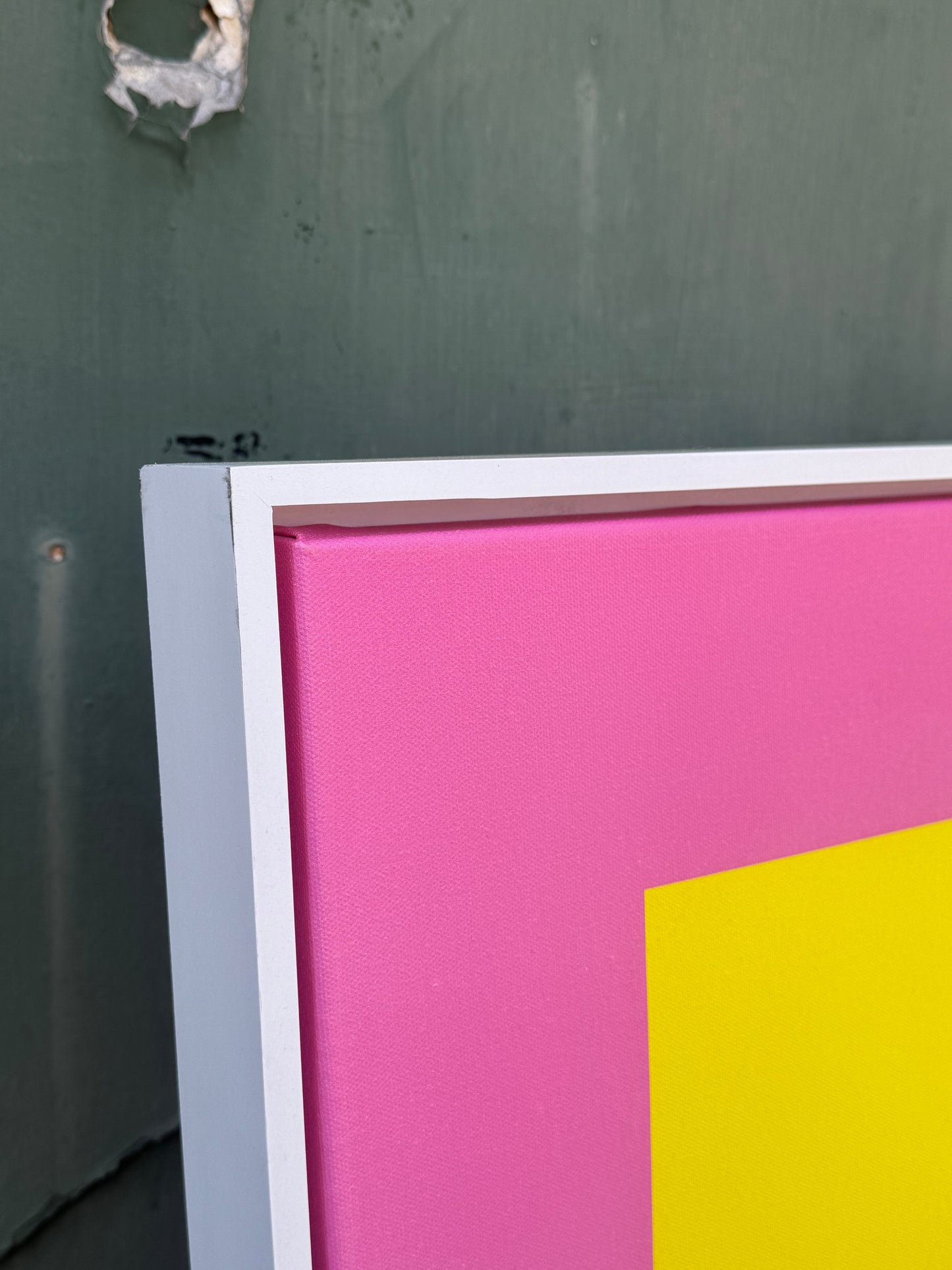 Abstract Modernist Floating Canvas Print