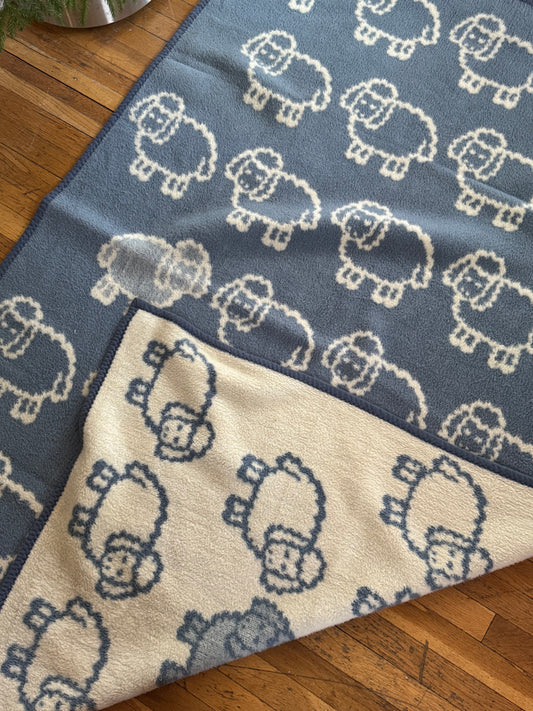 Vintage Vuteks Sheep Blanket