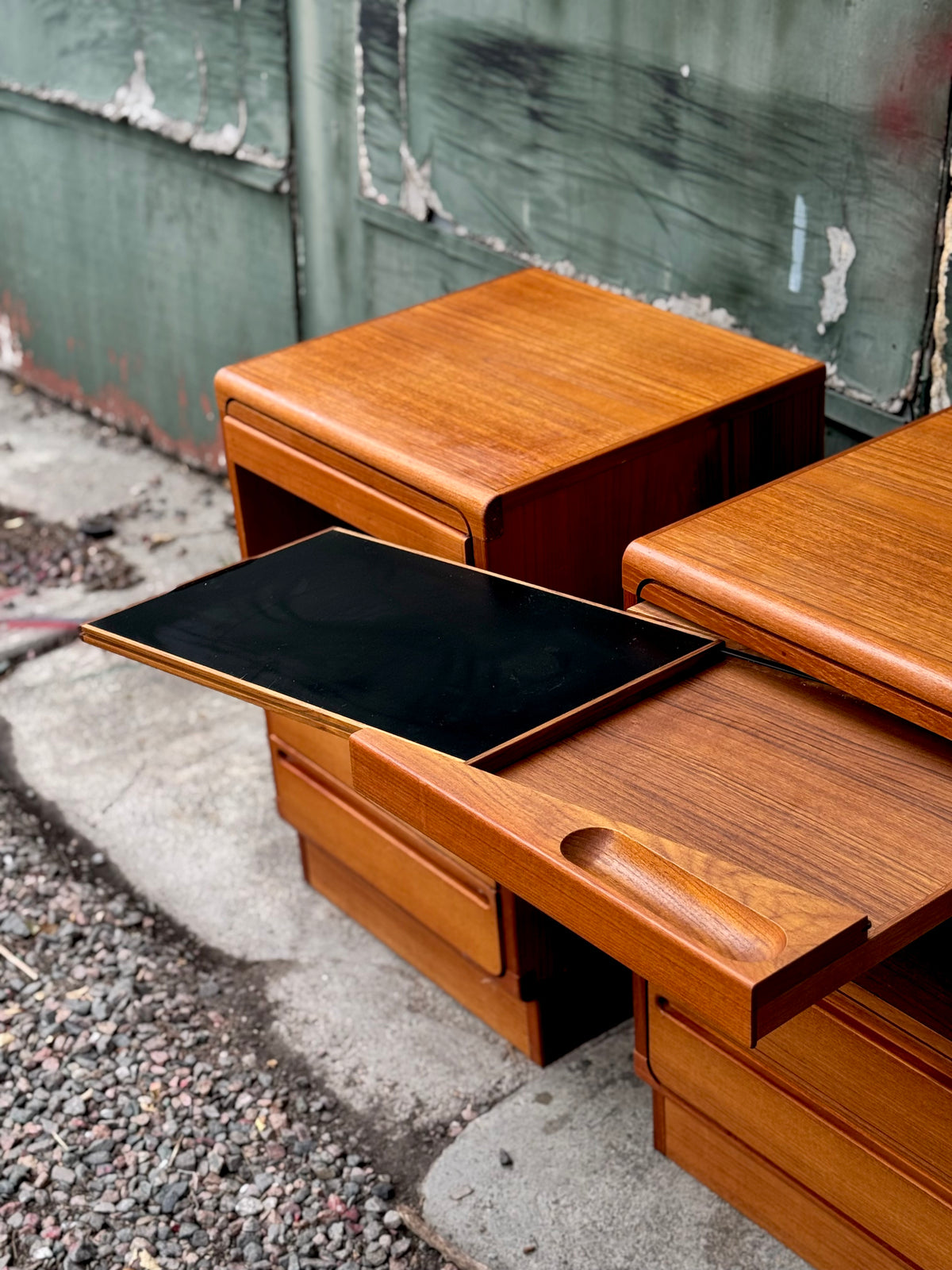 Vintage Danish Modern Teak Nightstands by Nils Jonsson for Torring Mobelfabrik