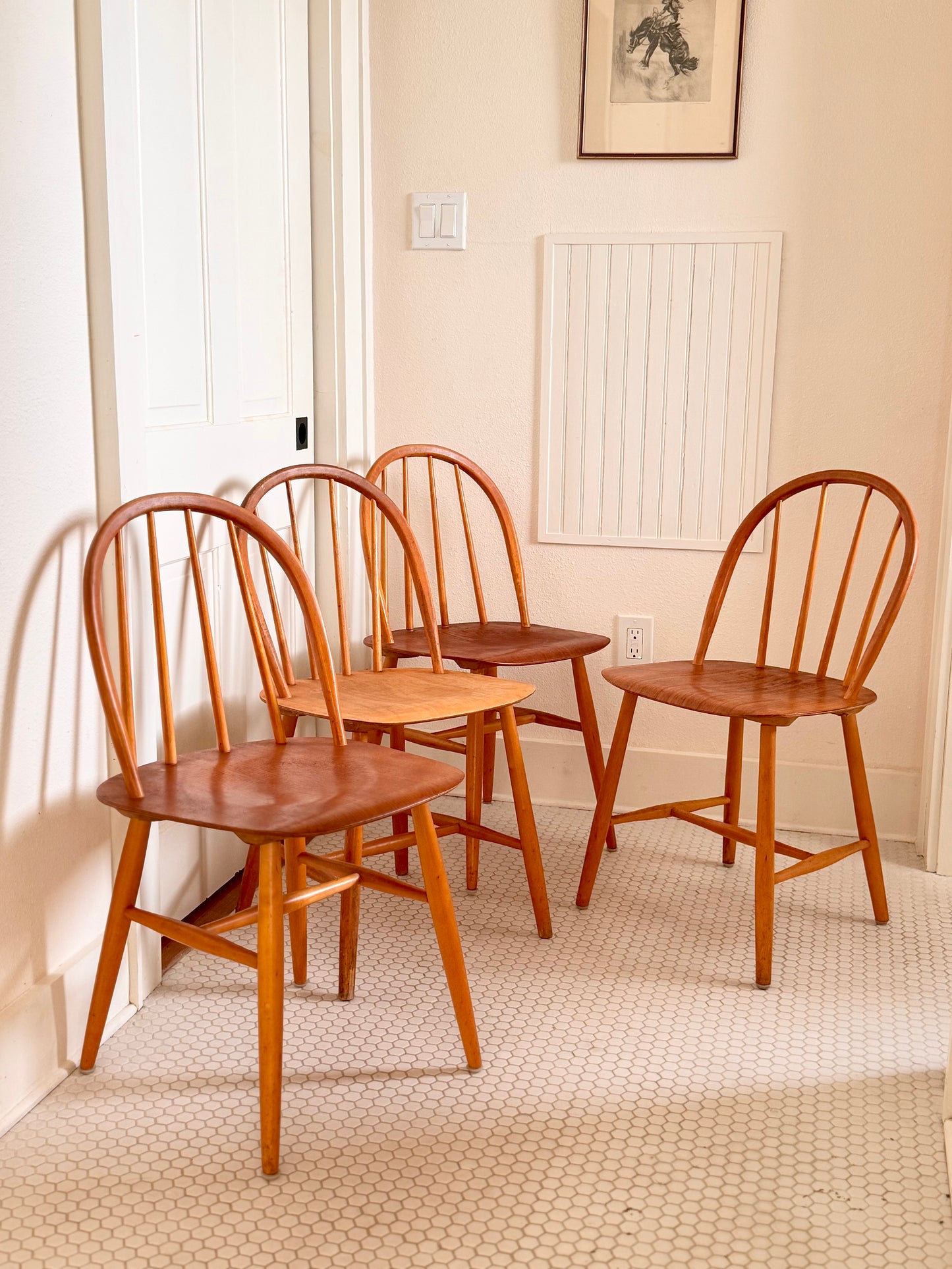 Swedish “Fanett” Teak Chairs by Edsby Verken