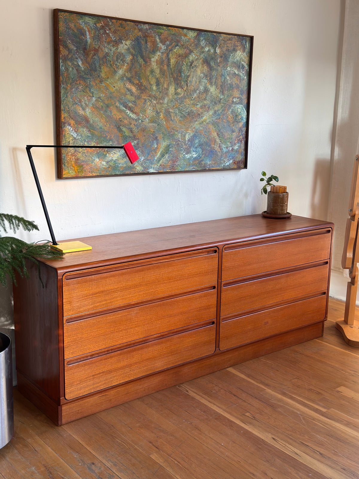 Vintage Danish Modern Teak 6-Drawer Dresser by Nils Jonsson for Torring Mobelfabrik