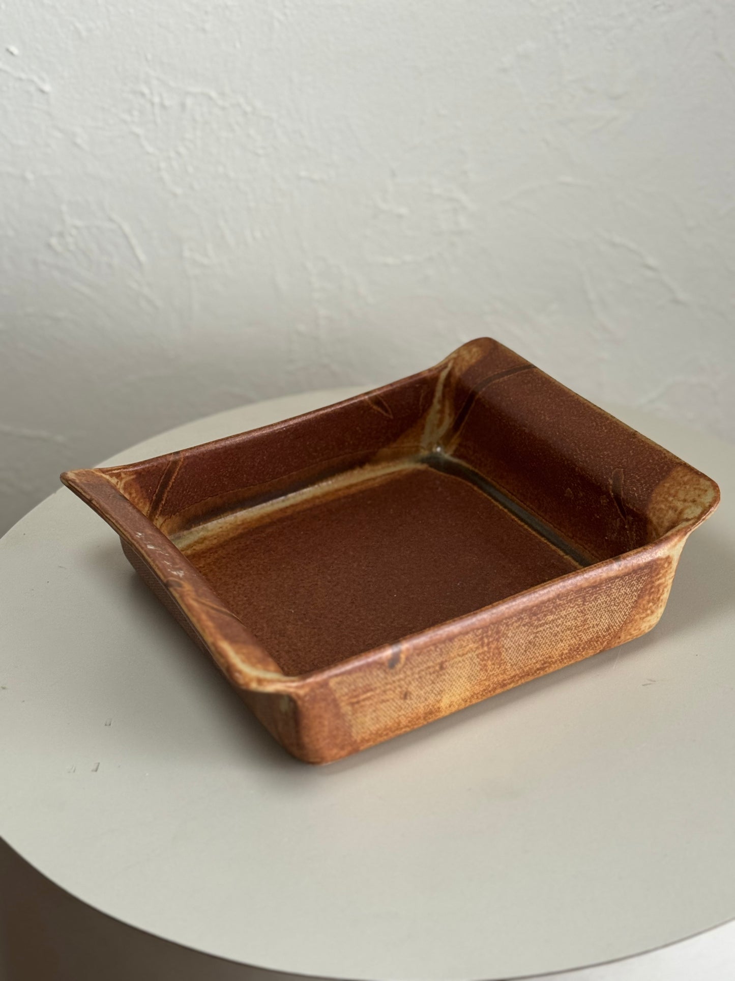 Studio Pottery Slab-built Casserole Dish