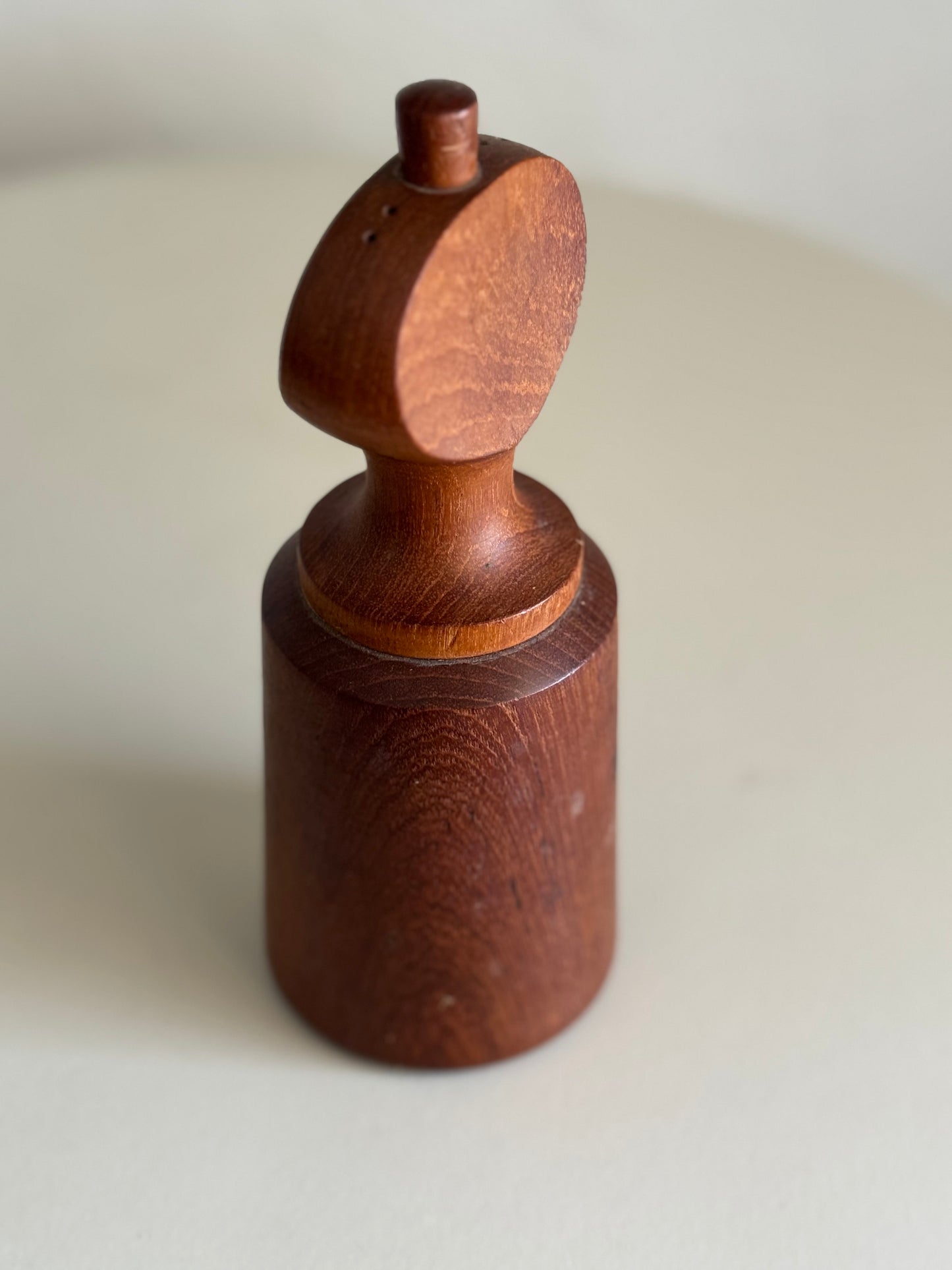 Vintage Denmark Jens H Quistgaard Teak Wood Salt Shaker & Pepper Mill Grinder