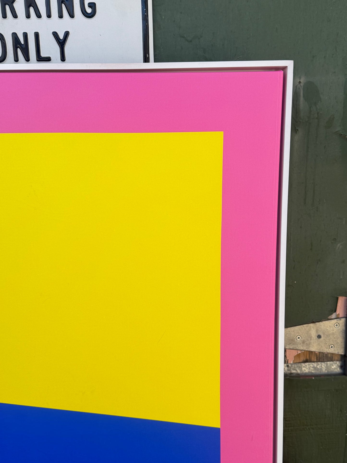 Abstract Modernist Floating Canvas Print