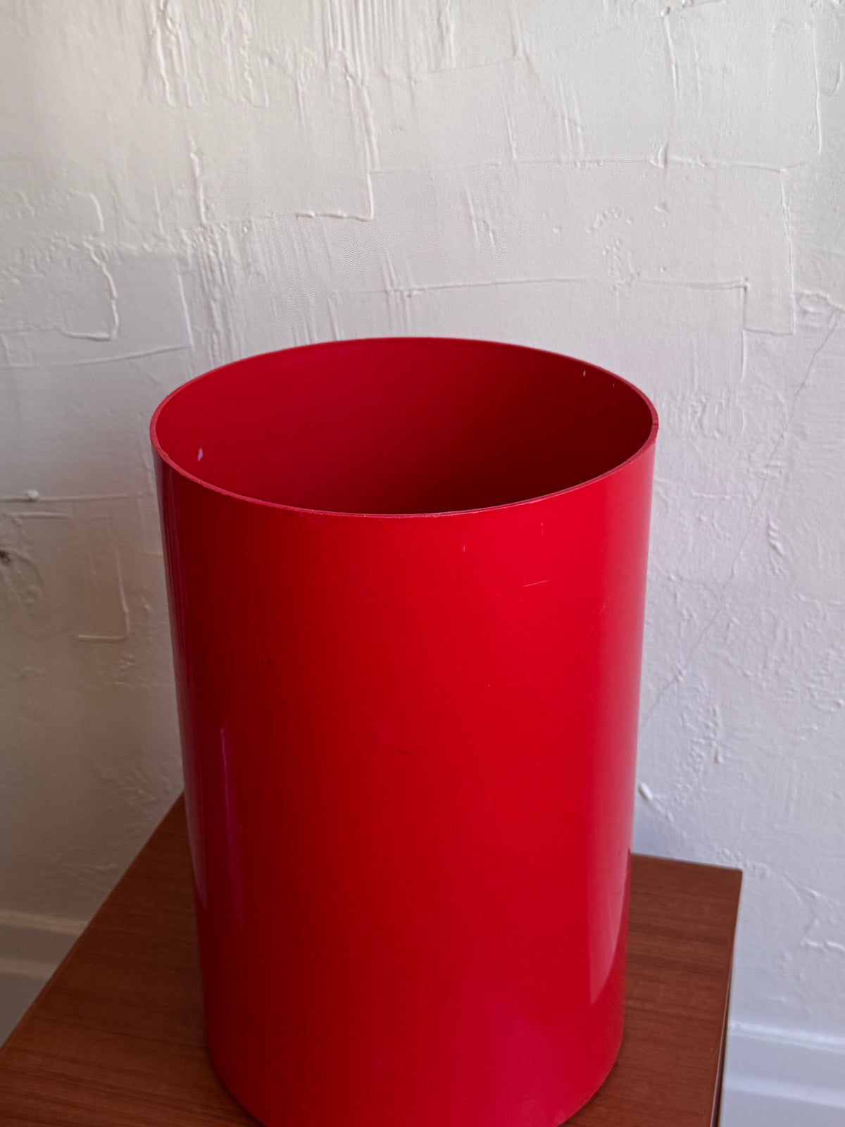 Kartell Wastebin / Umbrella Stand by Gino Colombini (Red)