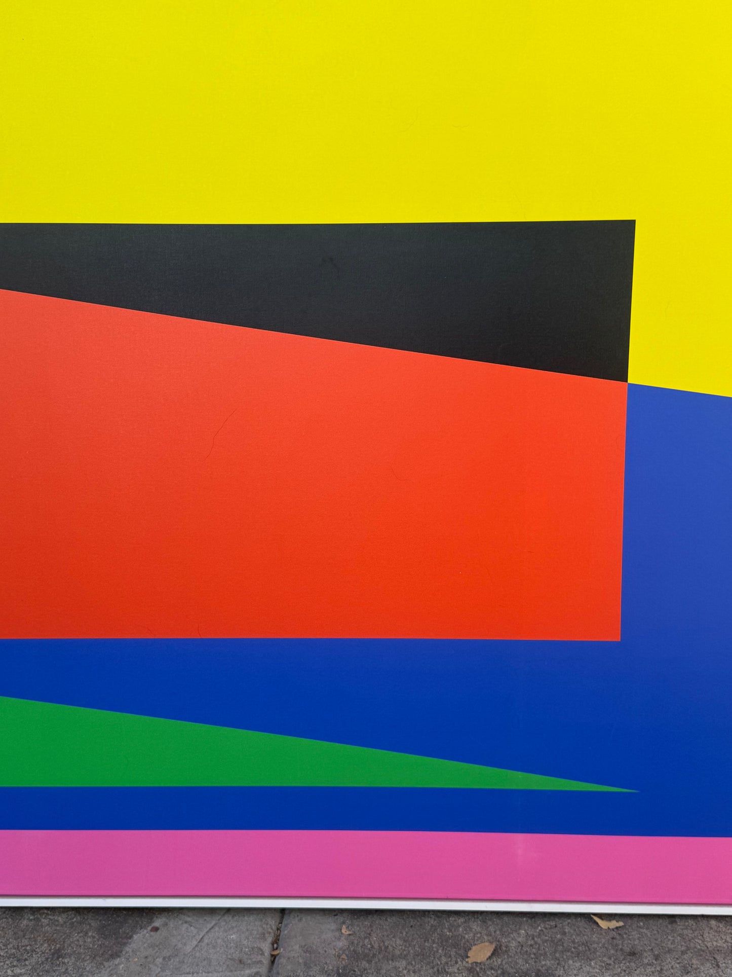 Abstract Modernist Floating Canvas Print