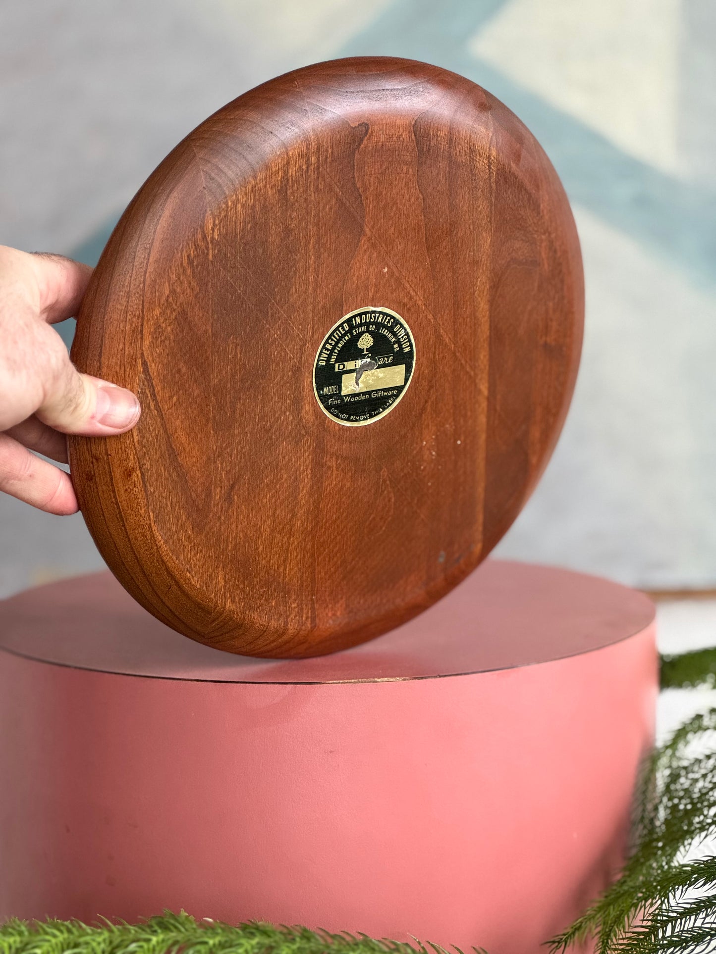 Turned Walnut Tray