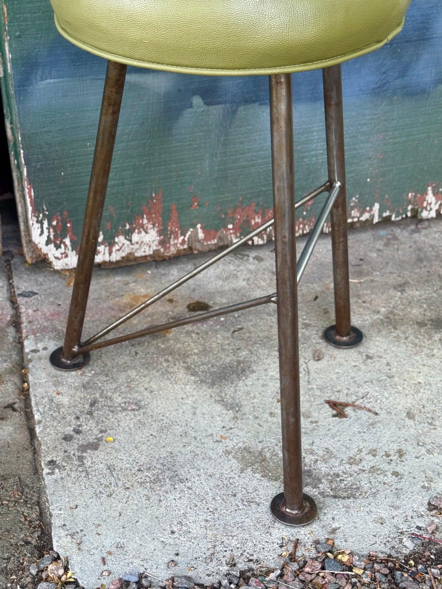 Handmade Vintage Stool Set