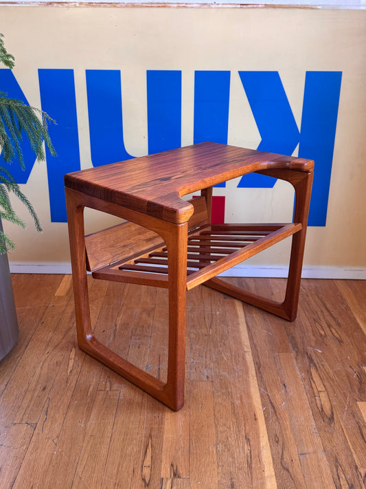 1960s Solid Teak Table by Jacob Brink for BR Gelsted Møbler