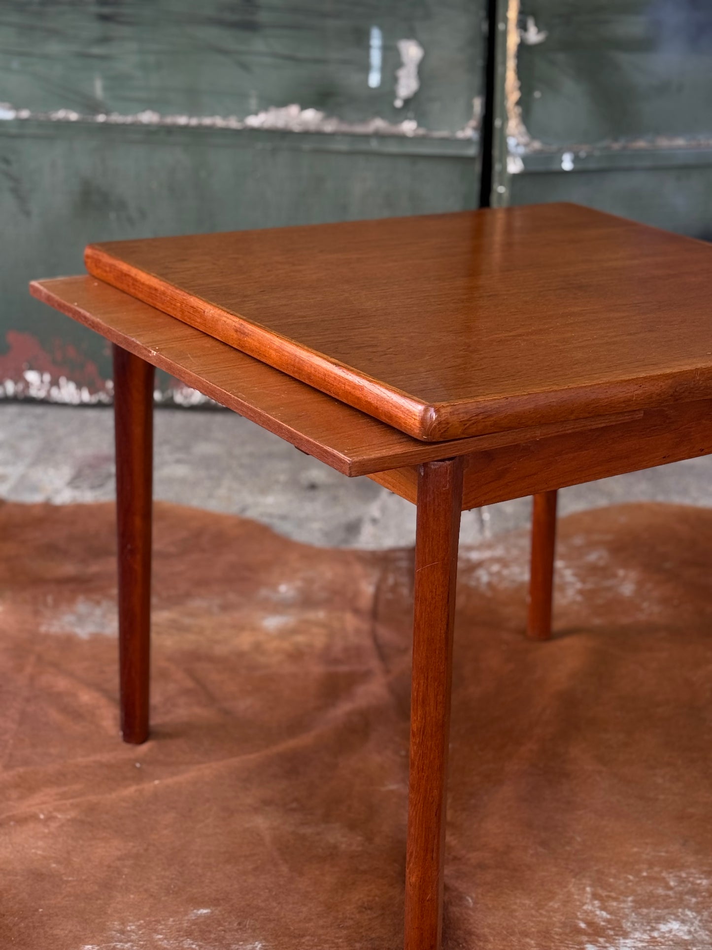 Danish Teak Hidden Leaf Dining Table by D-SCAN