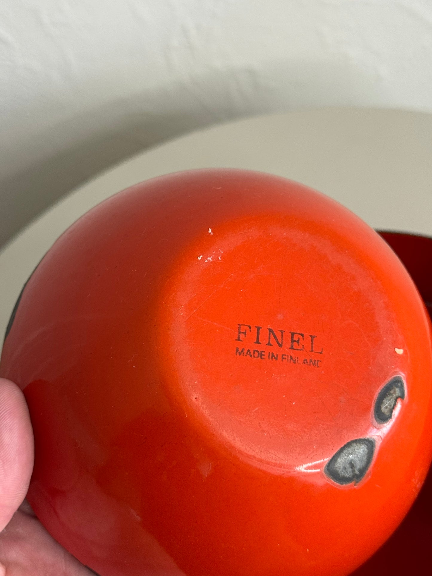 Finel Red Enamel Bowl Set