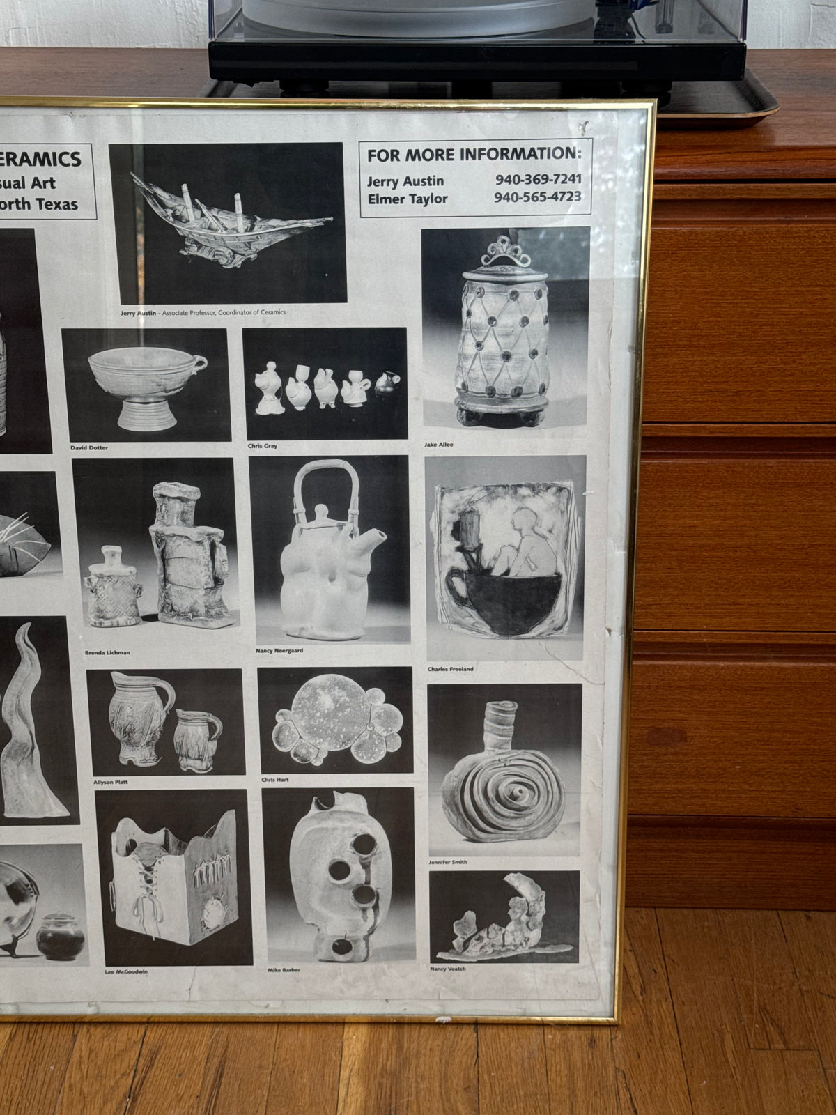 1970s UNC Graduate Ceramics Exhibition Poster