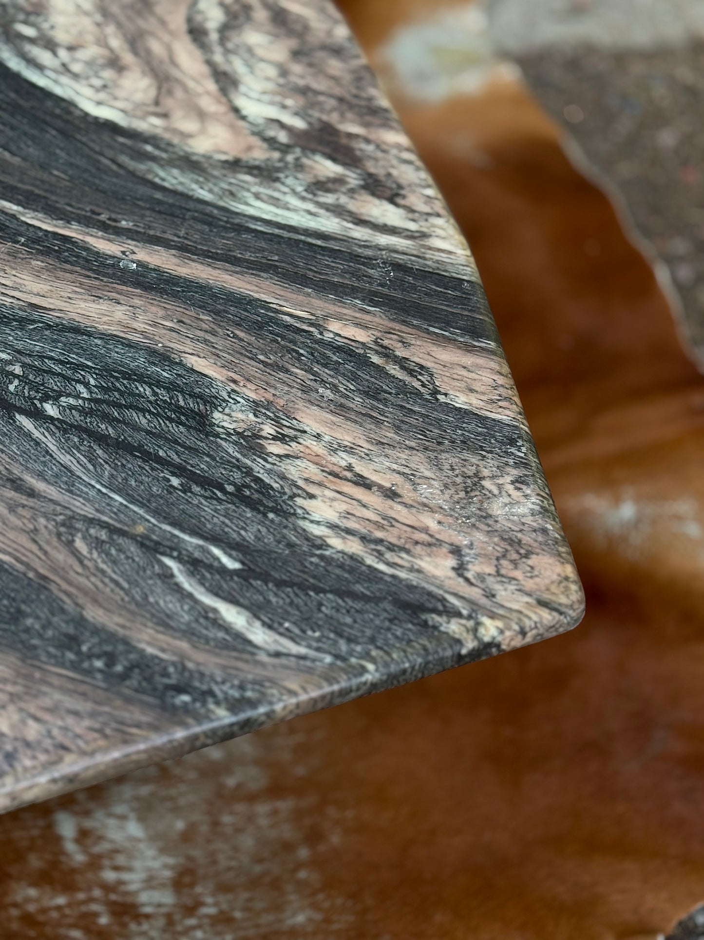 Postmodern Italian Solid Marble Coffee Table