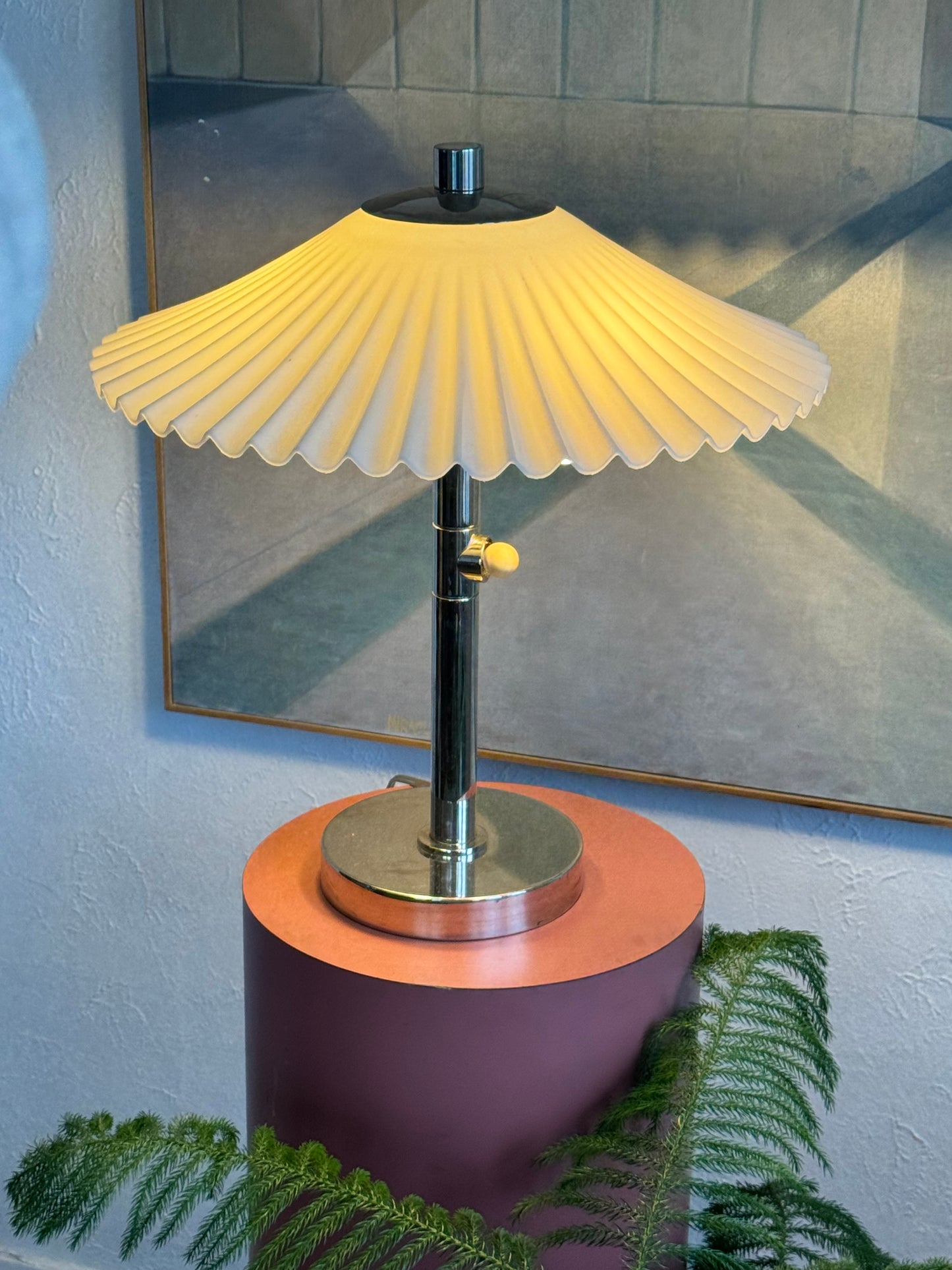 1970s Dimmable Table Lamp