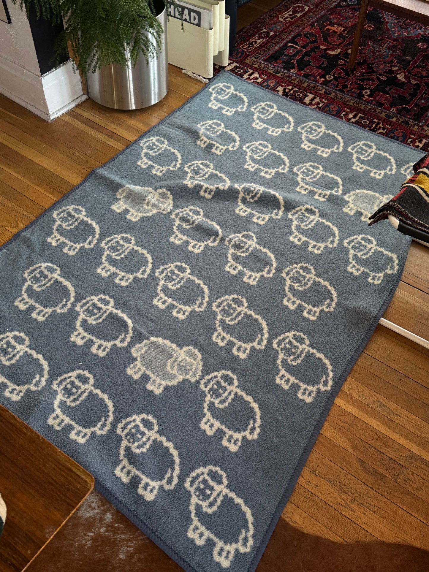 Vintage Vuteks Sheep Blanket